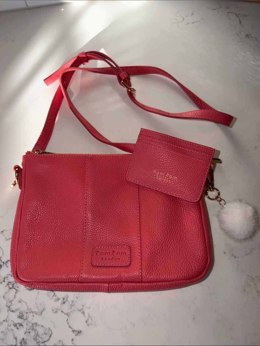 Pom Pom London Crossbody with Card Holder